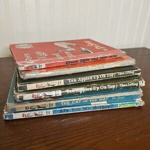 Dr. Seuss Book Lot Of 9 Vintage Books Children's Classics 1960s - Well Loved